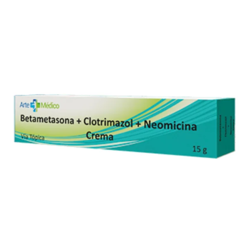 BETAMETASONA CLOTRIMAZOL NEOMICINA CREMA 15GR (ARTE MEDICO)